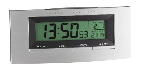 Digitalni sat sa radio prijemnikom, termom. i datumom TFA